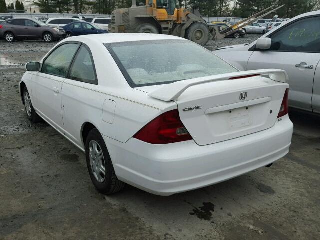 1HGEM22551L100384 - 2001 HONDA CIVIC LX WHITE photo 3