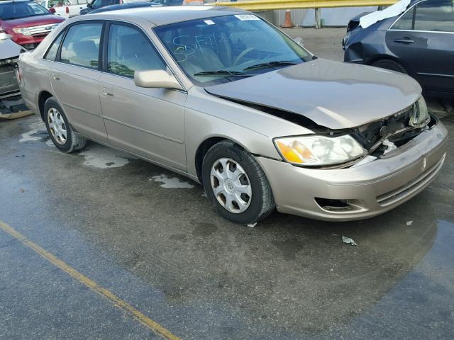 4T1BF28B12U208842 - 2002 TOYOTA AVALON XL BEIGE photo 1