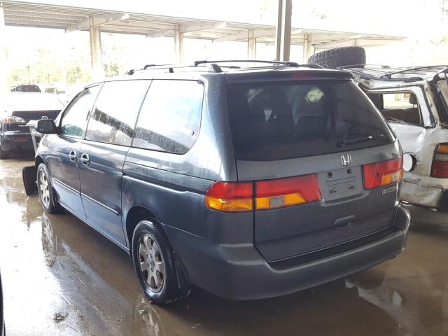 5FNRL18014B126190 - 2004 HONDA ODYSSEY EX GRAY photo 3