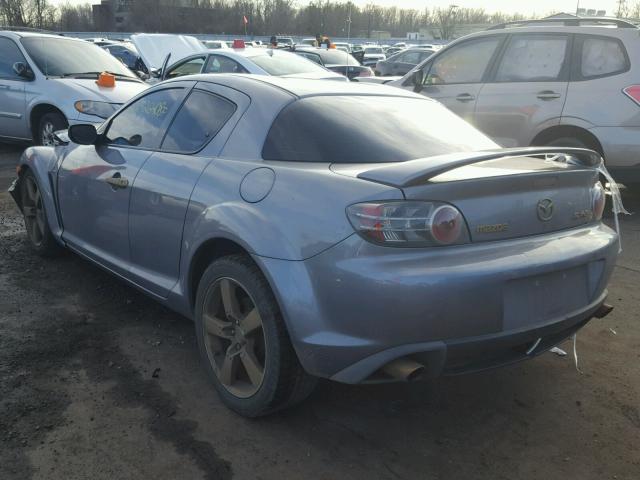 JM1FE173850141780 - 2005 MAZDA RX8 GRAY photo 3