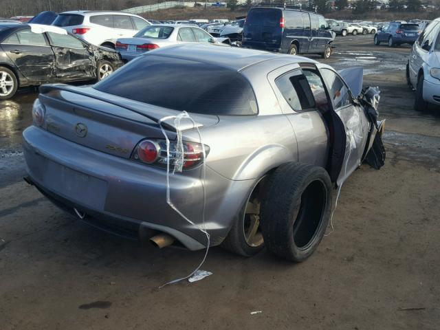 JM1FE173850141780 - 2005 MAZDA RX8 GRAY photo 4