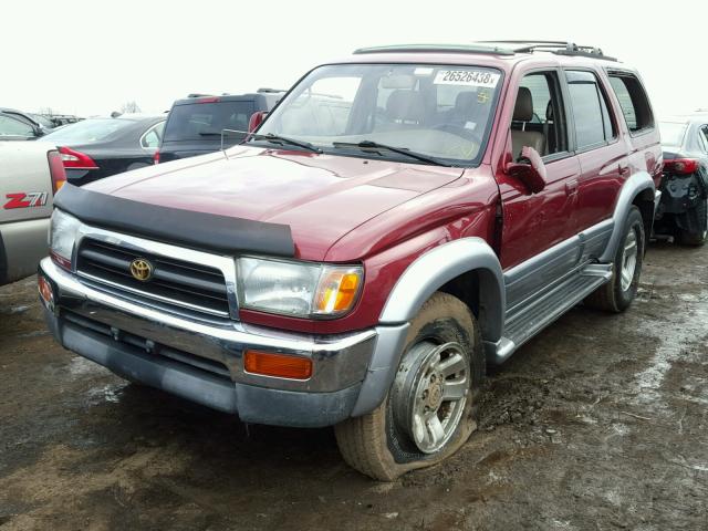 JT3HN87R7V0102544 - 1997 TOYOTA 4RUNNER LI BURGUNDY photo 2