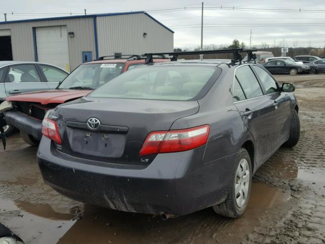 JTNBE46K773095963 - 2007 TOYOTA CAMRY NEW GRAY photo 4