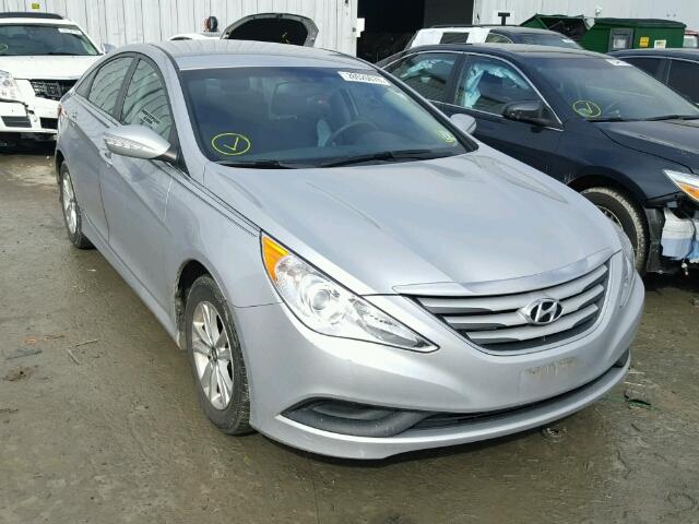 5NPEB4AC3EH877799 - 2014 HYUNDAI SONATA GLS SILVER photo 1