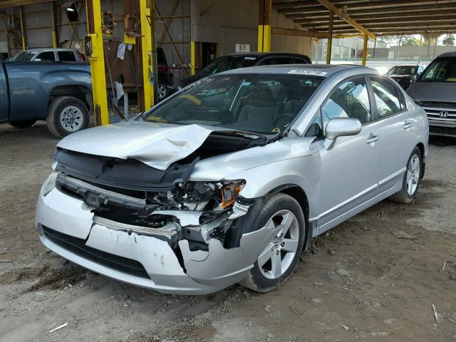 1HGFA16837L098610 - 2007 HONDA CIVIC EX ვერცხლისფერი ფოტო 2