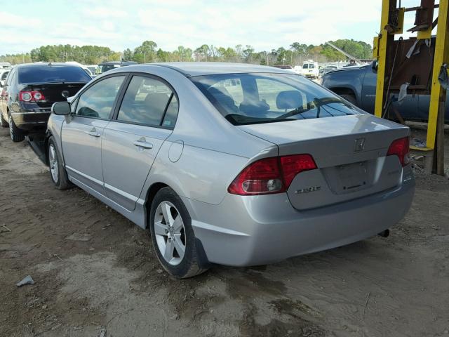 1HGFA16837L098610 - 2007 HONDA CIVIC EX ვერცხლისფერი ფოტო 3