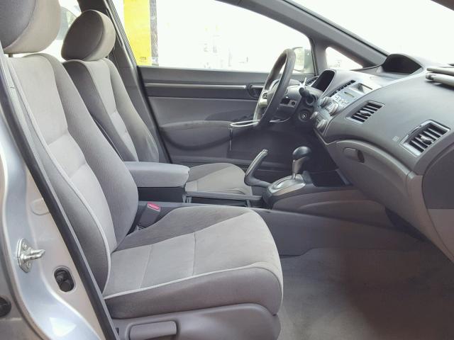 1HGFA16837L098610 - 2007 HONDA CIVIC EX ვერცხლისფერი ფოტო 5