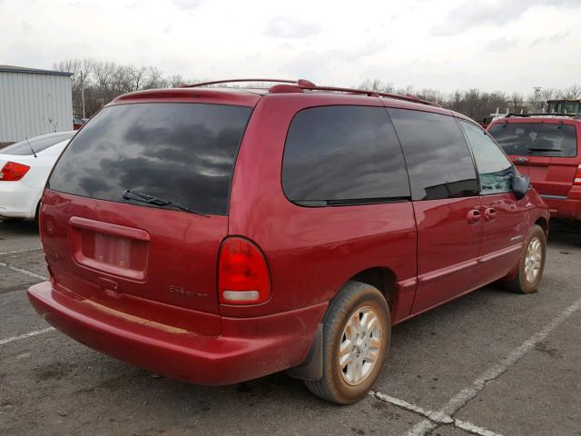 1B4GP44G6WB518472 - 1998 DODGE GRAND CARA RED photo 4