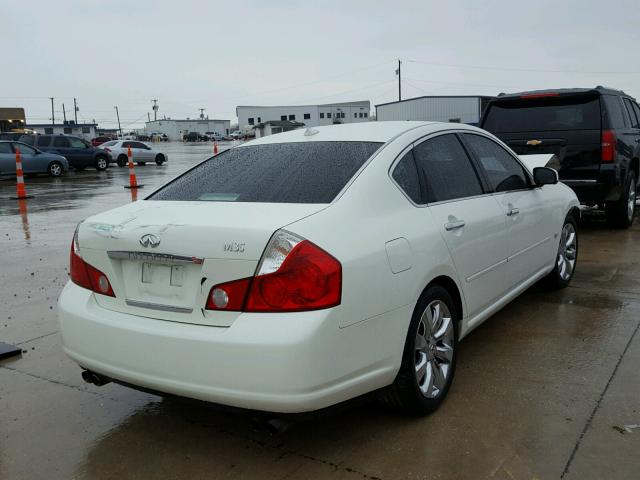 JNKAY01E26M113729 - 2006 INFINITI M35 BASE WHITE photo 4