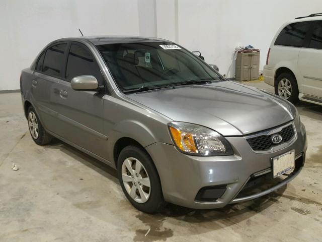 KNADH4A30A6684263 - 2010 KIA RIO LX Մոխրագույն լուսանկար 1