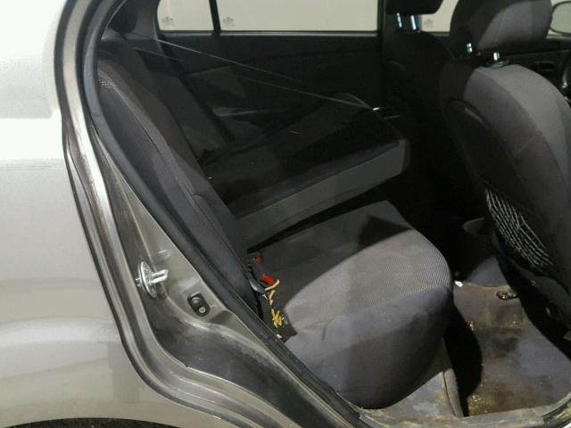 KNADH4A30A6684263 - 2010 KIA RIO LX Մոխրագույն լուսանկար 6