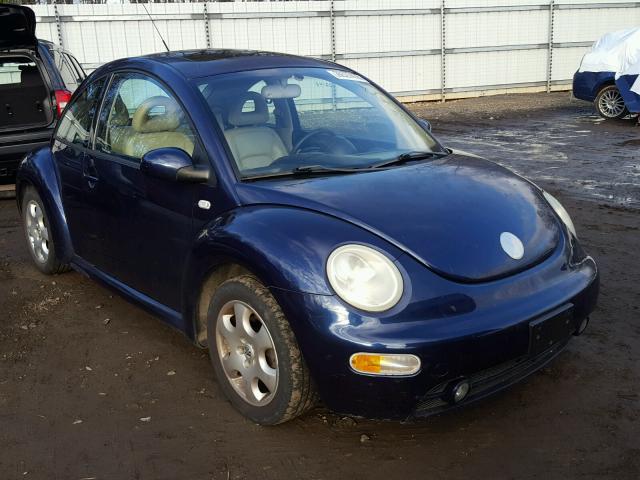 3VWDD21C12M426206 - 2002 VOLKSWAGEN NEW BEETLE BLUE photo 1