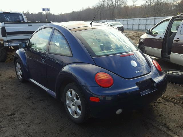3VWDD21C12M426206 - 2002 VOLKSWAGEN NEW BEETLE ლურჯი ფოტო 3