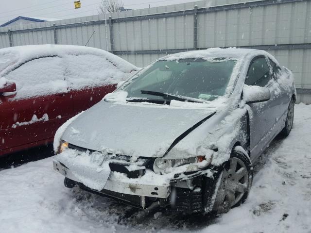 2HGFG12668H554178 - 2008 HONDA CIVIC LX SILVER photo 2