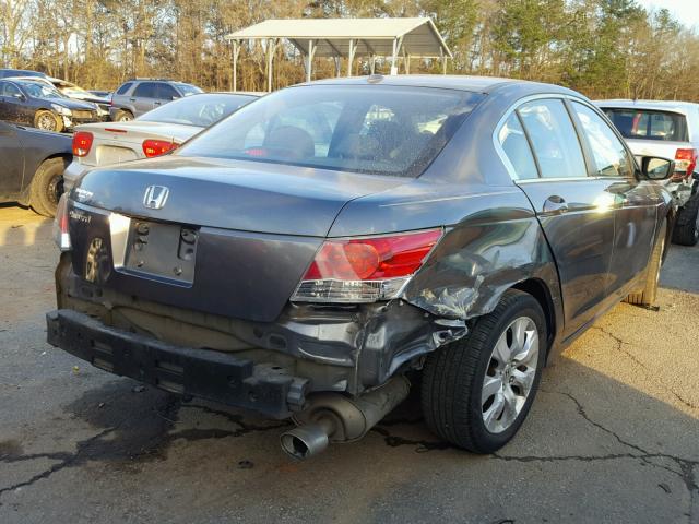 1HGCP26889A143241 - 2009 HONDA ACCORD EXL GRAY photo 4