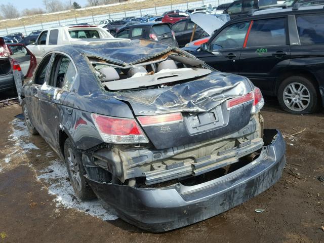 1HGCP2F44CA143029 - 2012 HONDA ACCORD LXP GRAY photo 3