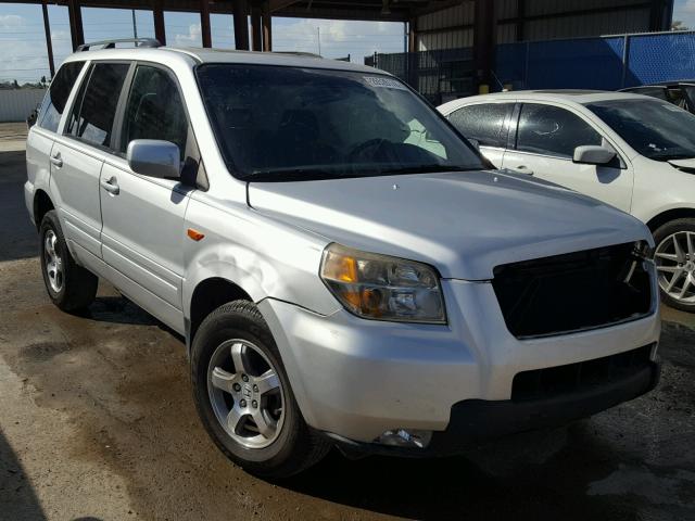 5FNYF28578B006453 - 2008 HONDA PILOT EXL SILVER photo 1