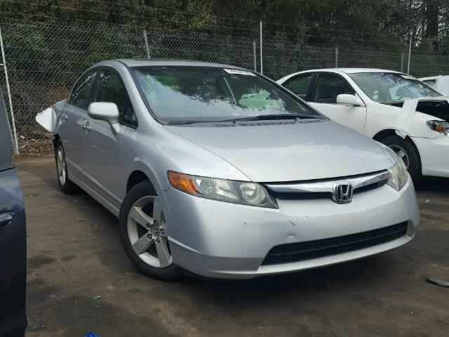 1HGFA16847L039839 - 2007 HONDA CIVIC EX SILVER photo 1