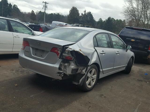 1HGFA16847L039839 - 2007 HONDA CIVIC EX SILVER photo 4