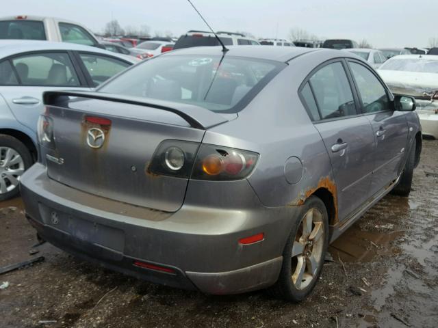 JM1BK123451238421 - 2005 MAZDA 3 S GRAY photo 4