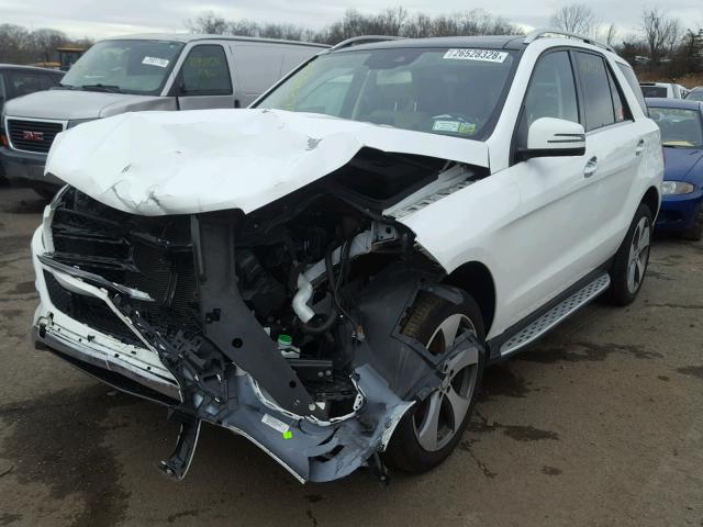 4JGDA5HB4HA884060 - 2017 MERCEDES-BENZ GLE 350 4M WHITE photo 2