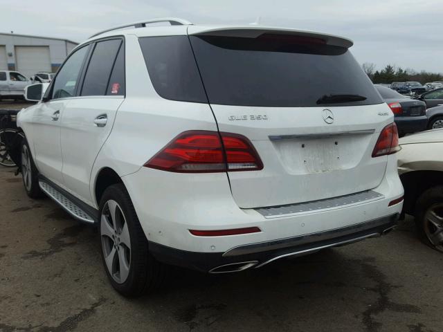 4JGDA5HB4HA884060 - 2017 MERCEDES-BENZ GLE 350 4M WHITE photo 3