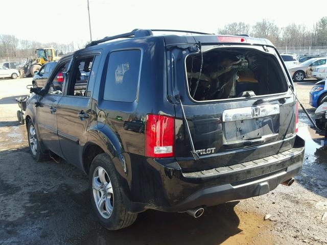 5FNYF4H58FB063477 - 2015 HONDA PILOT EXL GRAY photo 3