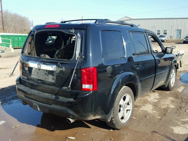 5FNYF4H58FB063477 - 2015 HONDA PILOT EXL GRAY photo 4