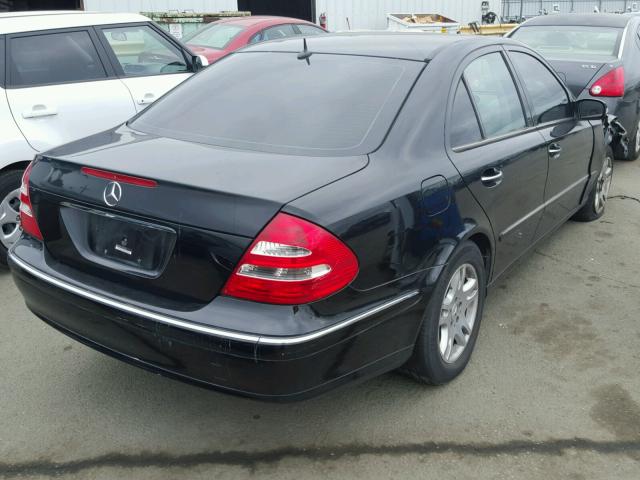 WDBUF65J13A271344 - 2003 MERCEDES-BENZ E 320 BLACK photo 4