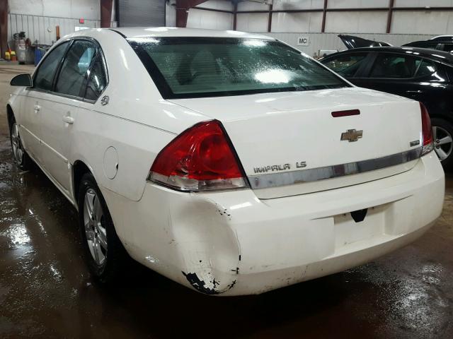 2G1WB58K379387126 - 2007 CHEVROLET IMPALA LS WHITE photo 3