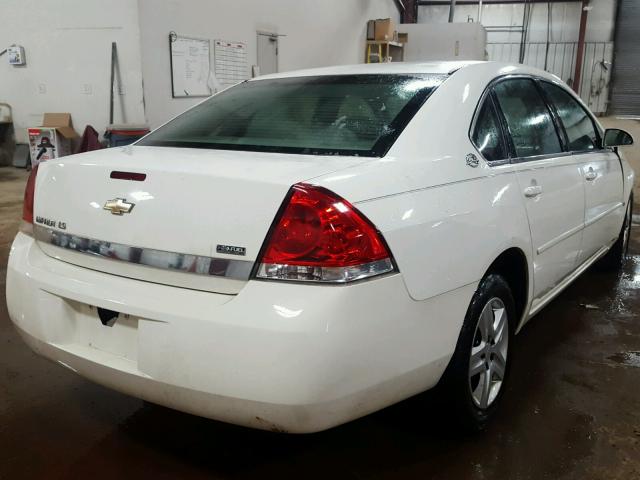 2G1WB58K379387126 - 2007 CHEVROLET IMPALA LS WHITE photo 4