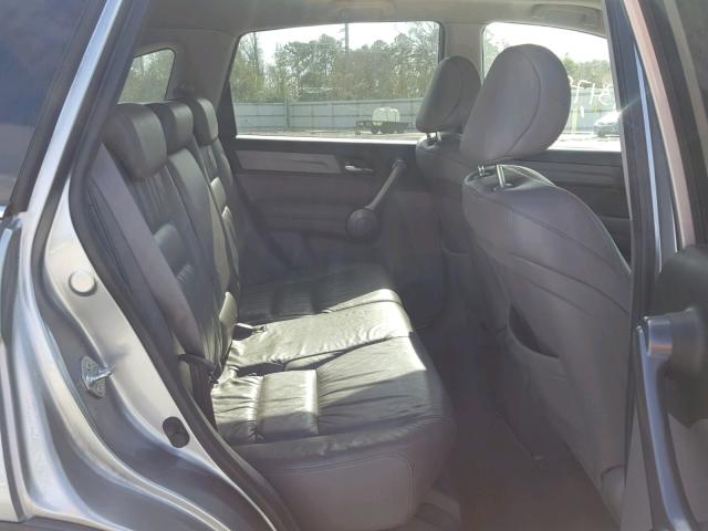 5J6RE38778L003168 - 2008 HONDA CR-V EXL SILVER photo 6