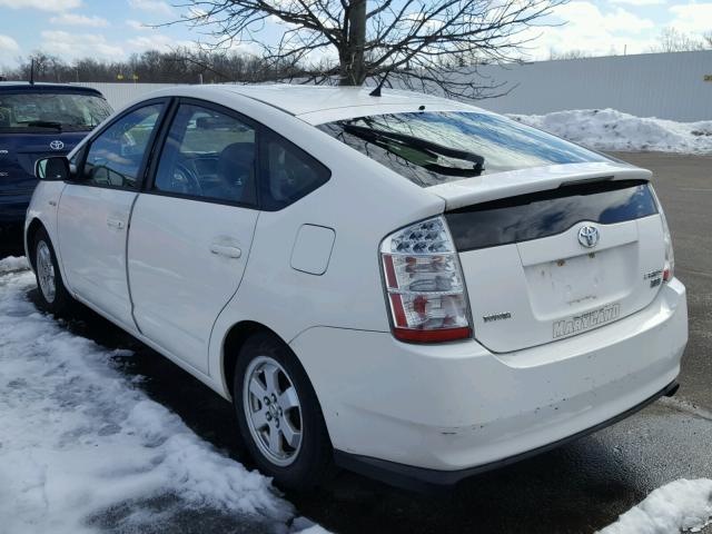 JTDKB22U963169729 - 2006 TOYOTA PRIUS WHITE photo 3