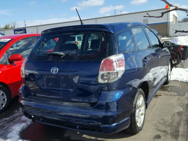 2T1KR30E98C697472 - 2008 TOYOTA COROLLA MA BLUE photo 4