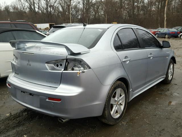 JA3AU26U09U012376 - 2009 MITSUBISHI LANCER ES/ SILVER photo 4