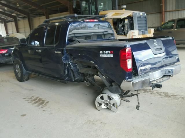 1N6AD07W28C410860 - 2008 NISSAN FRONTIER C BLUE photo 3