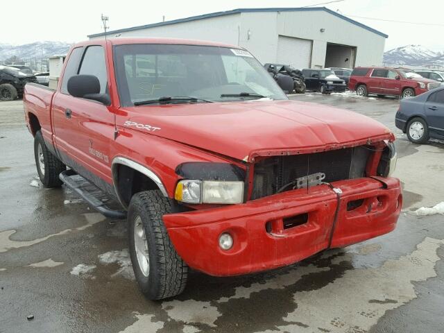 1B7HF13Z5XJ649959 - 1999 DODGE RAM 1500 RED photo 1