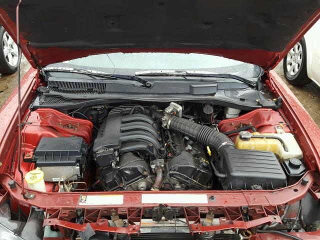 2B3KA43R36H326890 - 2006 DODGE CHARGER SE RED photo 7