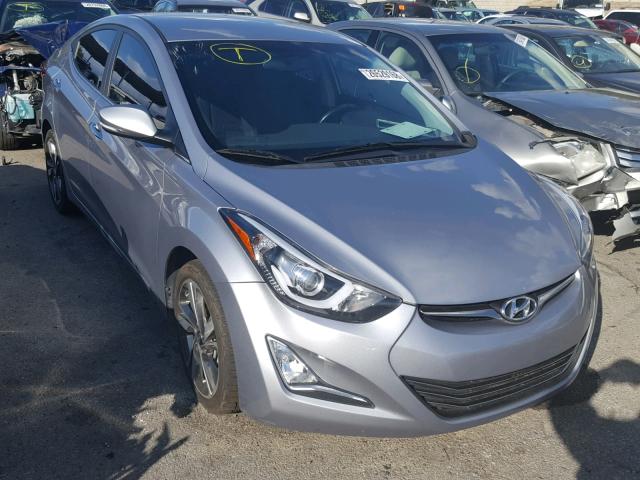 5NPDH4AE6FH616454 - 2015 HYUNDAI ELANTRA SE SILVER photo 1