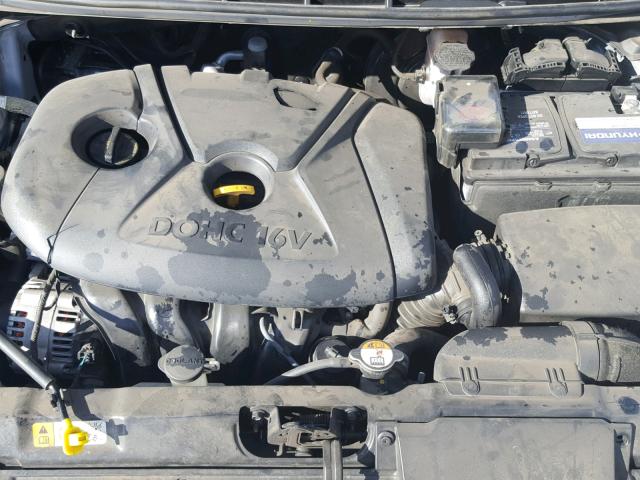 5NPDH4AE6FH616454 - 2015 HYUNDAI ELANTRA SE SILVER photo 7