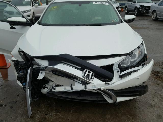 2HGFC2F73GH511307 - 2016 HONDA CIVIC EX WHITE photo 9