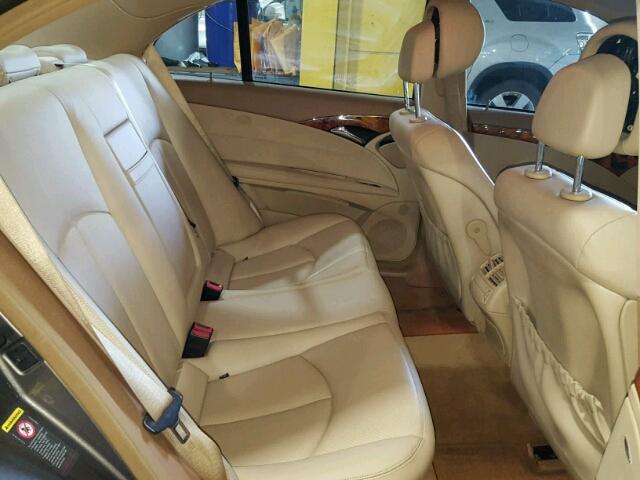 WDBUF56X88B339038 - 2008 MERCEDES-BENZ E 350 TAN photo 6