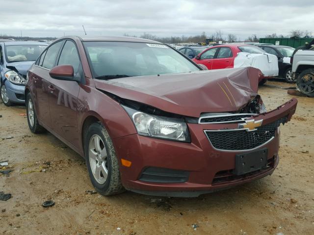 1G1PF5SC0C7273882 - 2012 CHEVROLET CRUZE LT BURGUNDY photo 1