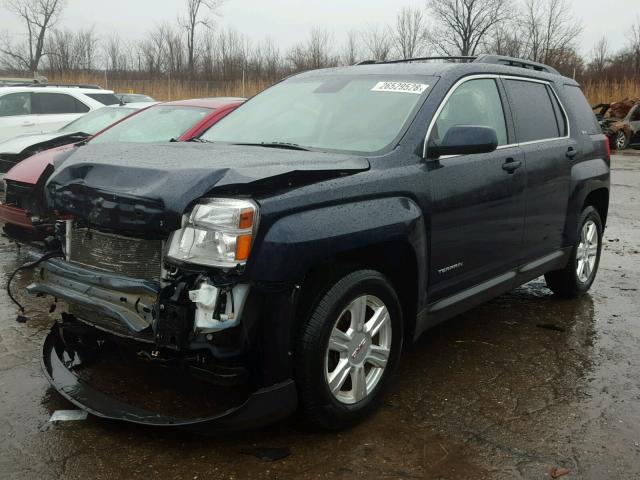 2GKALREK1F6240057 - 2015 GMC TERRAIN SL BLUE photo 2