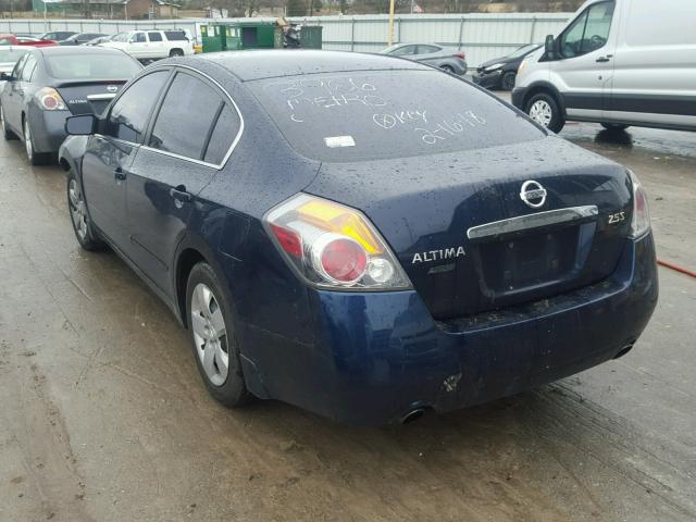 1N4AL21E37N423966 - 2007 NISSAN ALTIMA 2.5 BLUE photo 3