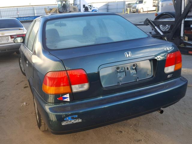 2HGEJ8642VH567620 - 1997 HONDA CIVIC EX GREEN photo 3