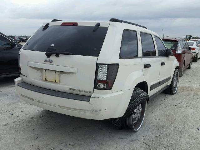 1J4HS48N56C119054 - 2006 JEEP GRAND CHER WHITE photo 4