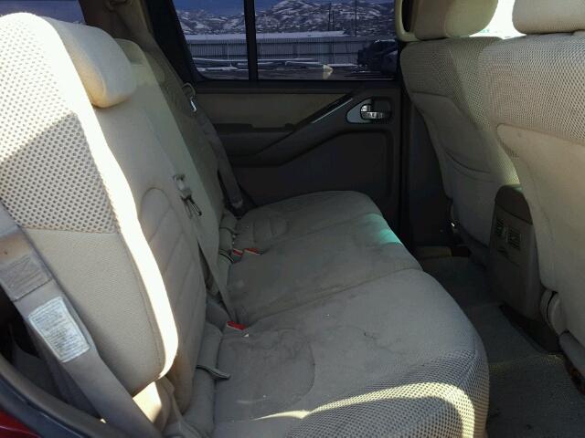 5N1AR18W77C622530 - 2007 NISSAN PATHFINDER BURGUNDY photo 6