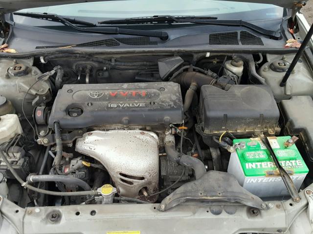 4T1BE32K04U261522 - 2004 TOYOTA CAMRY LE SILVER photo 7
