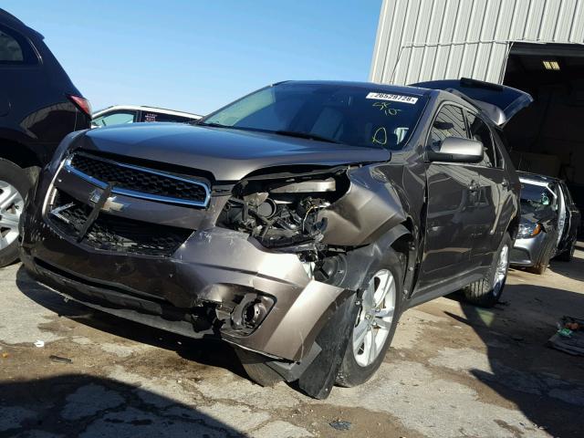 2CNALDEW1A6344215 - 2010 CHEVROLET EQUINOX LT GRAY photo 2